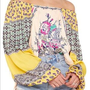 Free people off the shoulder blouse